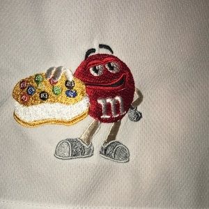 SPORT-TEK 2XL White Polo M&M/ Snickers Shirt